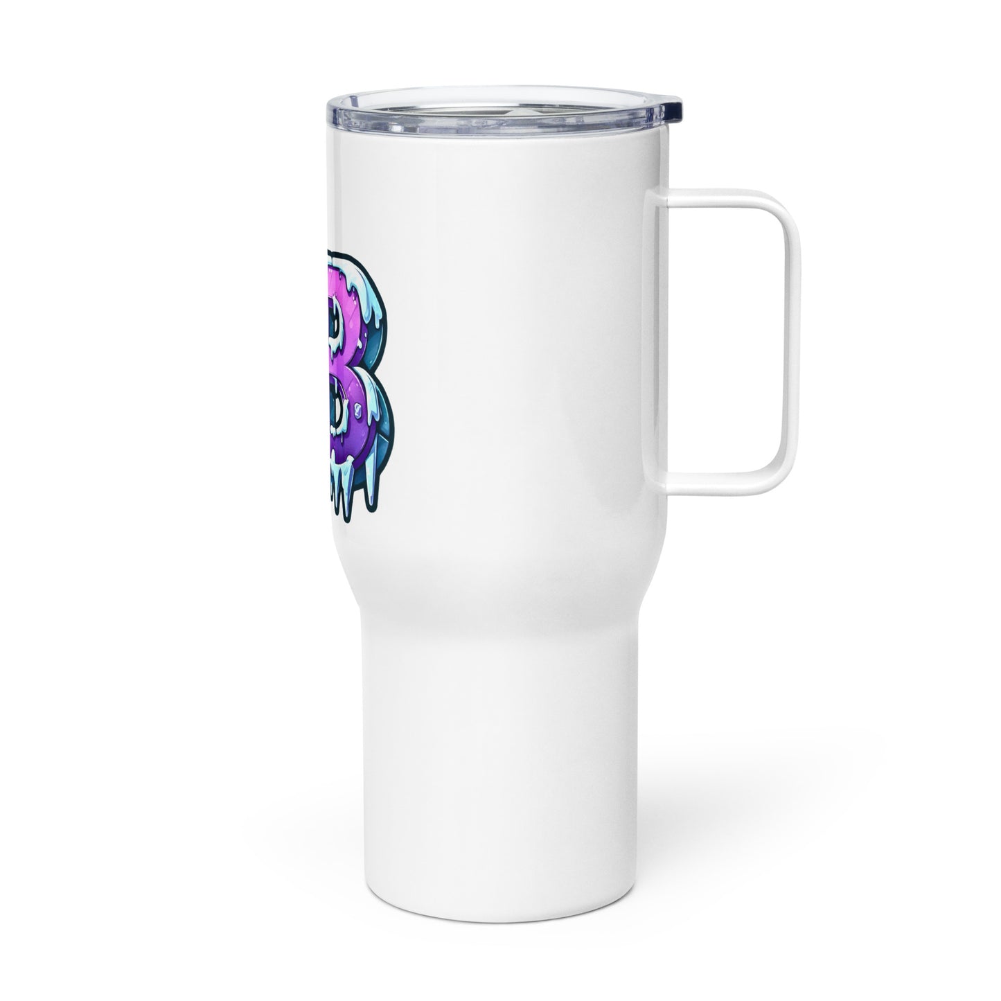 CB Travel mug with a handle